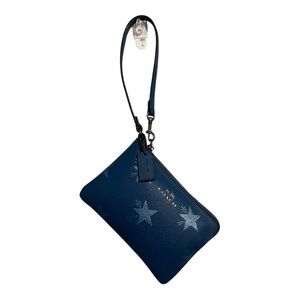 Coach Blue Star Wristlet